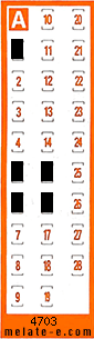 Volante ganador del sorteo 4703 de Chispazo