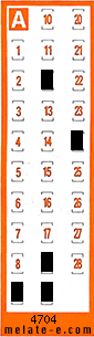 Volante ganador del sorteo 4704 de Chispazo