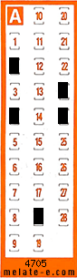 Volante ganador del sorteo 4705 de Chispazo