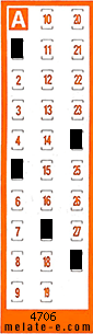 Volante ganador del sorteo 4706 de Chispazo