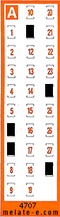 Volante ganador del sorteo 4707 de Chispazo