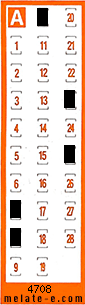 Volante ganador del sorteo 4708 de Chispazo