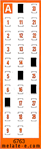 Volante ganador del sorteo 6763 de Chispazo