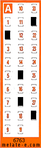 Volante ganador del sorteo 6764 de Chispazo