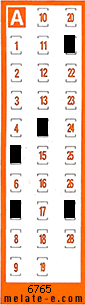 Volante ganador del sorteo 6765 de Chispazo