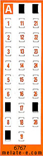 Volante ganador del sorteo 6767 de Chispazo