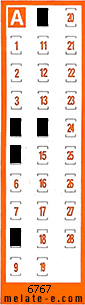 Volante ganador del sorteo 6768 de Chispazo