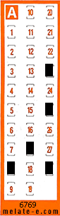 Volante ganador del sorteo 6769 de Chispazo