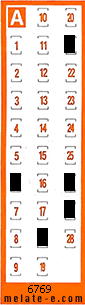Volante ganador del sorteo 6770 de Chispazo