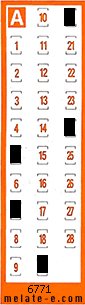 Volante ganador del sorteo 6771 de Chispazo