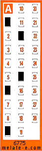 Volante ganador del sorteo 6775 de Chispazo