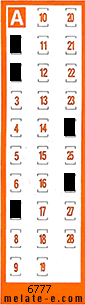 Volante ganador del sorteo 6777 de Chispazo