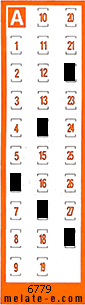 Volante ganador del sorteo 6780 de Chispazo