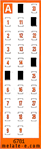 Volante ganador del sorteo 6781 de Chispazo