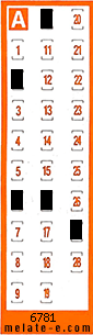 Volante ganador del sorteo 6782 de Chispazo