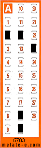 Volante ganador del sorteo 6783 de Chispazo