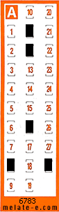 Volante ganador del sorteo 6784 de Chispazo