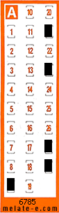Volante ganador del sorteo 6785 de Chispazo