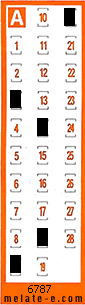 Volante ganador del sorteo 6787 de Chispazo