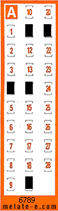 Volante ganador del sorteo 6789 de Chispazo