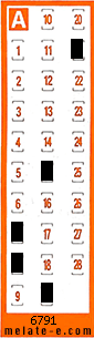 Volante ganador del sorteo 6791 de Chispazo