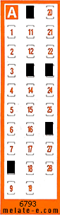 Volante ganador del sorteo 6793 de Chispazo