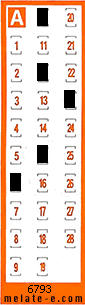 Volante ganador del sorteo 6794 de Chispazo