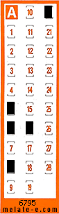 Volante ganador del sorteo 6795 de Chispazo