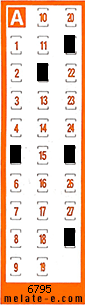 Volante ganador del sorteo 6796 de Chispazo