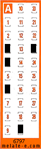 Volante ganador del sorteo 6797 de Chispazo