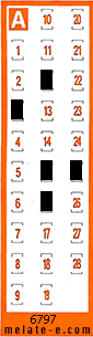 Volante ganador del sorteo 6798 de Chispazo