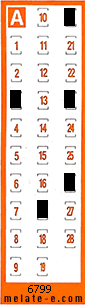 Volante ganador del sorteo 6799 de Chispazo