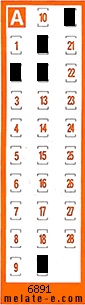 Volante ganador del sorteo 6892 de Chispazo
