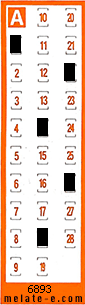 Volante ganador del sorteo 6893 de Chispazo