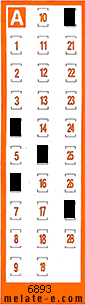 Volante ganador del sorteo 6894 de Chispazo