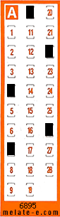 Volante ganador del sorteo 6895 de Chispazo