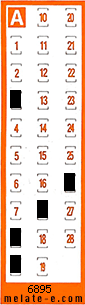 Volante ganador del sorteo 6896 de Chispazo