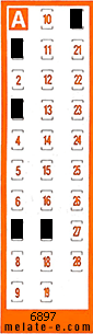 Volante ganador del sorteo 6897 de Chispazo