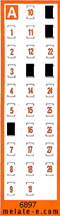 Volante ganador del sorteo 6898 de Chispazo