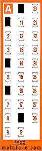 Volante ganador del sorteo 6900 de Chispazo