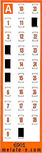 Volante ganador del sorteo 6901 de Chispazo