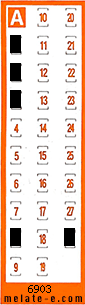 Volante ganador del sorteo 6903 de Chispazo