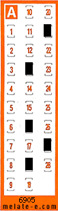 Volante ganador del sorteo 6905 de Chispazo