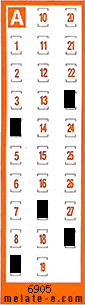 Volante ganador del sorteo 6906 de Chispazo