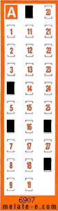 Volante ganador del sorteo 6908 de Chispazo