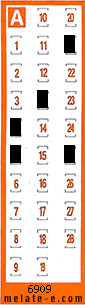 Volante ganador del sorteo 6909 de Chispazo