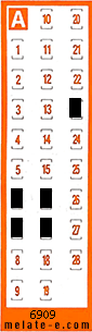 Volante ganador del sorteo 6910 de Chispazo