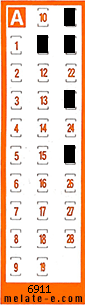 Volante ganador del sorteo 6911 de Chispazo