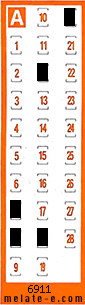 Volante ganador del sorteo 6912 de Chispazo