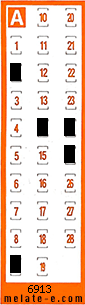 Volante ganador del sorteo 6913 de Chispazo